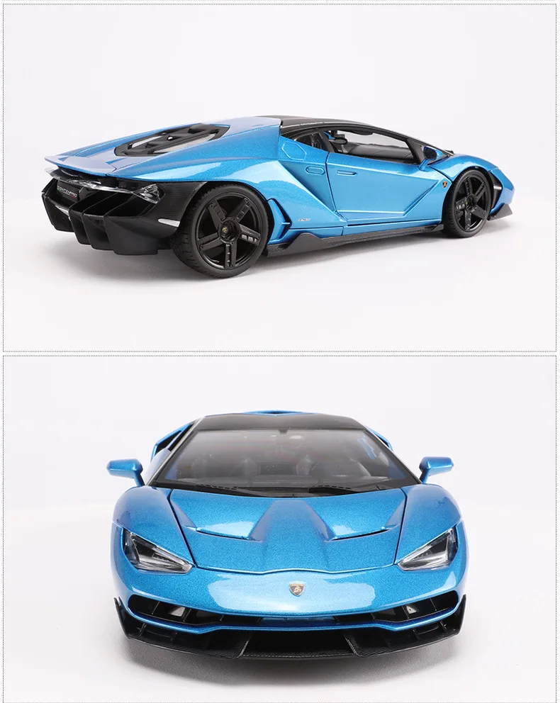 1:18 Lamborghini LP770 центенарио матовый черный/серый/красный/синий Литой Сплав модель автомобиля для детей Подарки