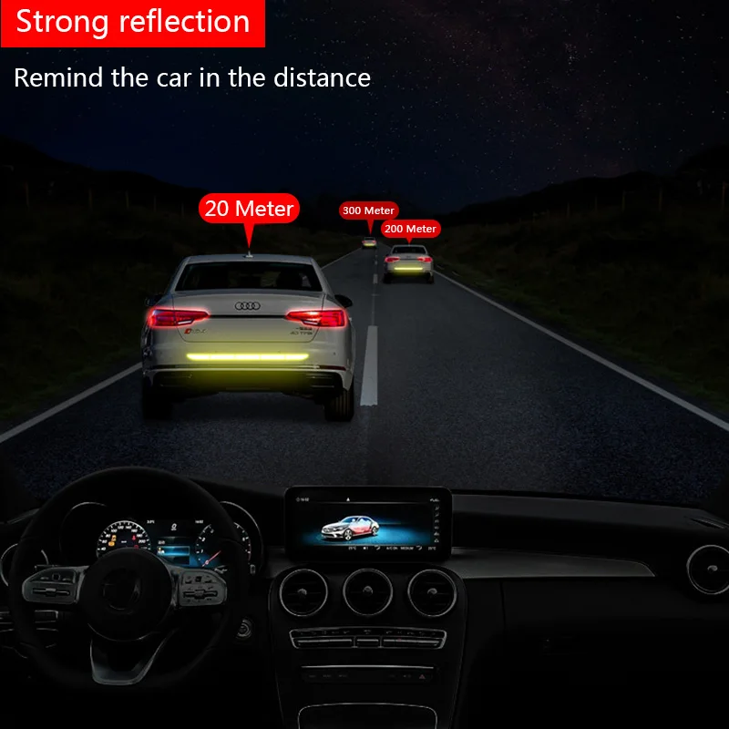 Светоотражающая наклейка для автомобиля предупреждающая BMW F20 F21 F30 F31 F35 F80 F32 F33 F82