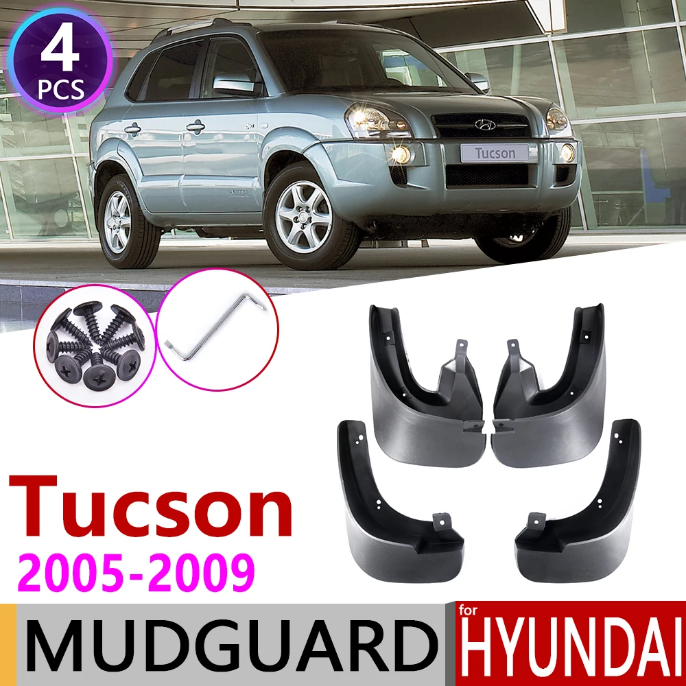 Спереди и сзади автомобиля брызговик для Hyundai Tucson JM 2005 ~ 2009 Fender закрылки