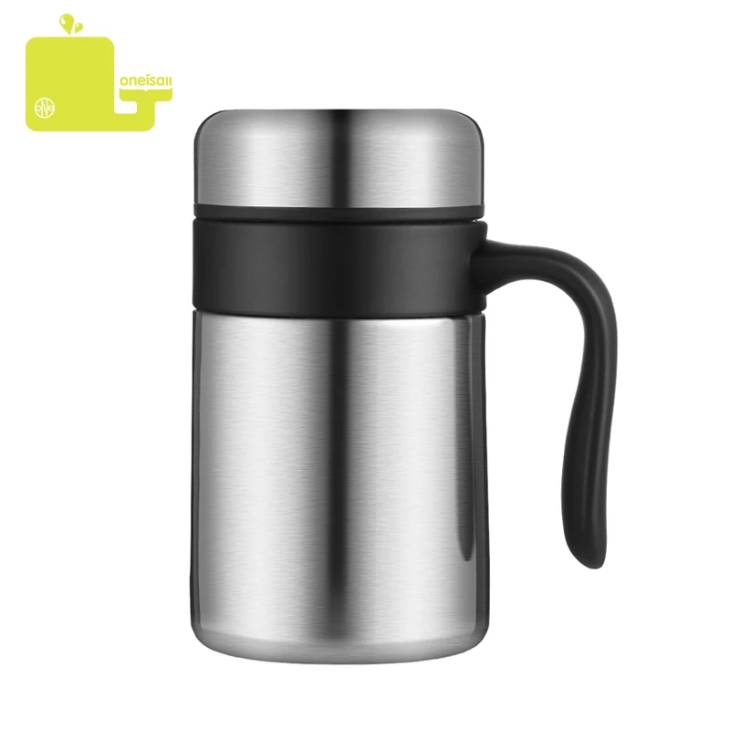 Термос oneisall из нержавеющей стали 304 350 мл термос с ручкой для офисной чашки