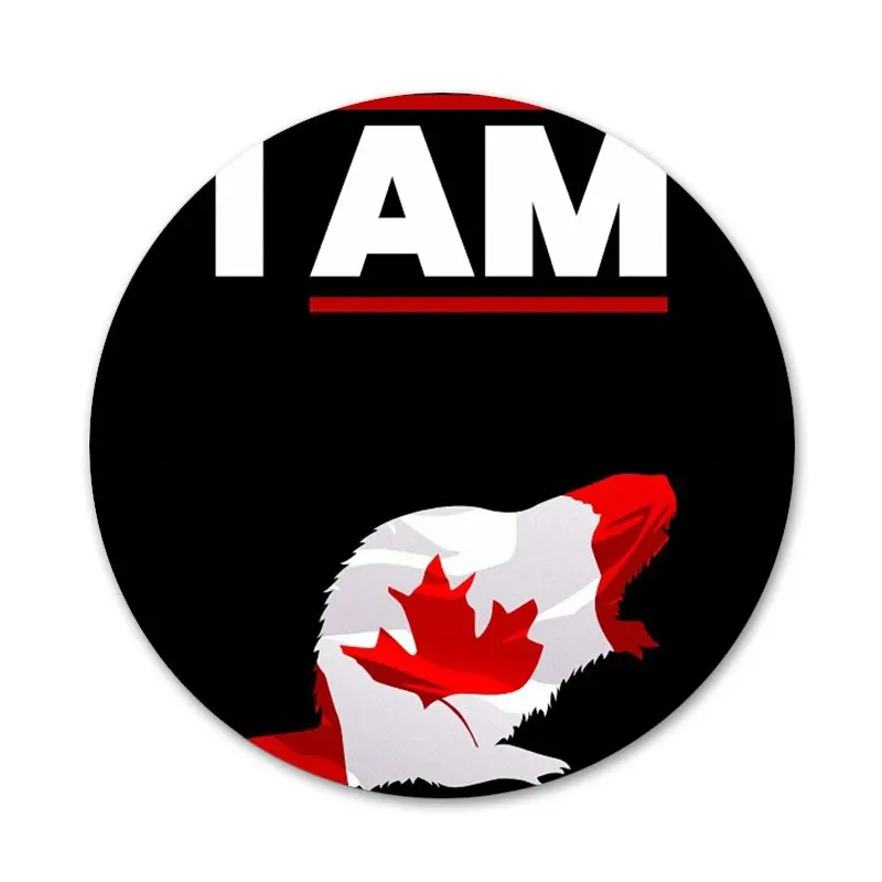 Я люблю Канадский кленовый лист значок для одежды рюкзака декоративный подарок -