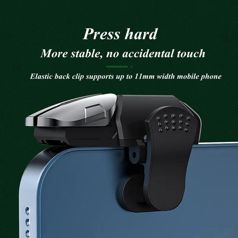 Фото G21 Mobile Game Trigger for PUBG Phone Gaming Controller Alloy Gamepad Joystick Aim Shooting L1 R1 Key Button IPhone Android Электроника G21 Mobile Game Trigger for PUBG Phone Gaming Controller Alloy Gamepad Joystick Aim Shooting L1 R1 Key Button IPhone Android Электроника