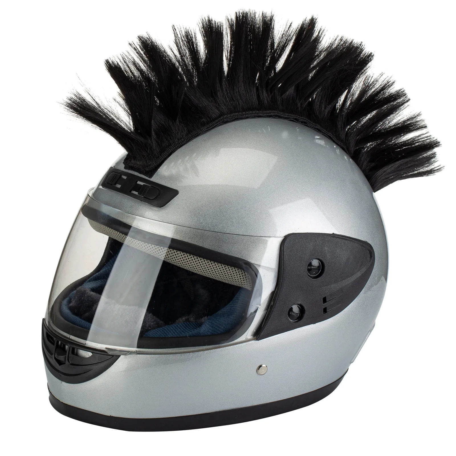 

Шлем парик-могавк парик волосы-Патчи шиньон для велосипеда мотоцикла скутера поло лыжи сноуборда Косплей Костюм