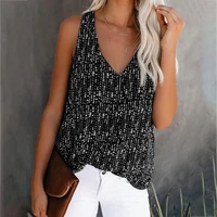 2021 summer new fashion sleeveless tank top for women solid color striped vintage tshirts loose tops female casual t shirts
