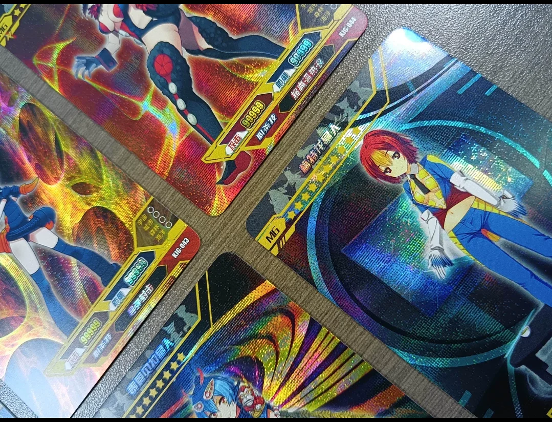 9 piezas, un conjunto de nueve tarjetas Flash de Anime cl&aacute;sico japon&eacute;s, regalos para ni&ntilde;os (autohechos)-1