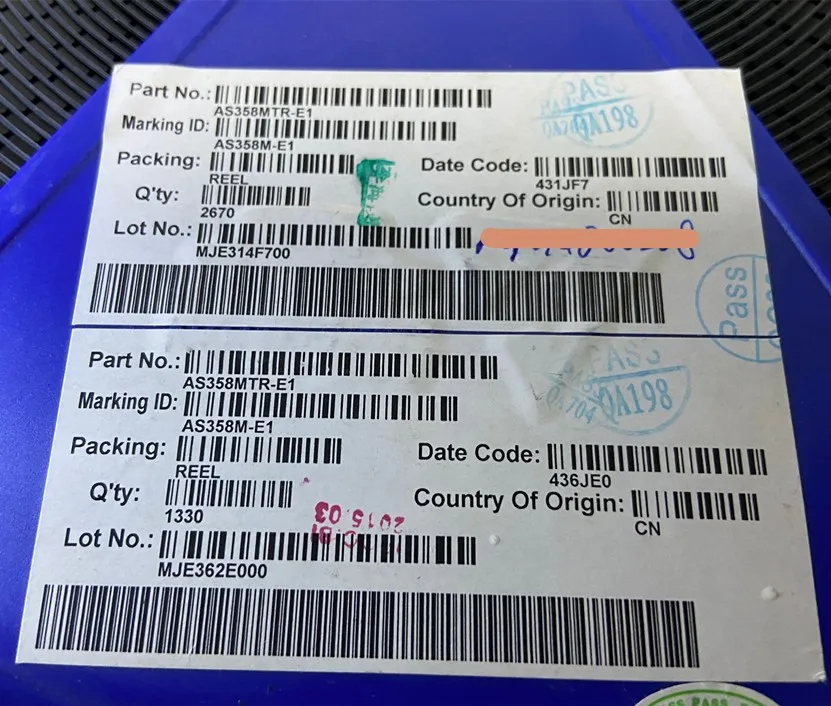

5pcs/lot AS358MTR-E1 AS358MTR LM311DR LM311 CD4013BM96 LM2576T-5.0 LM2576T PBSS4350Z