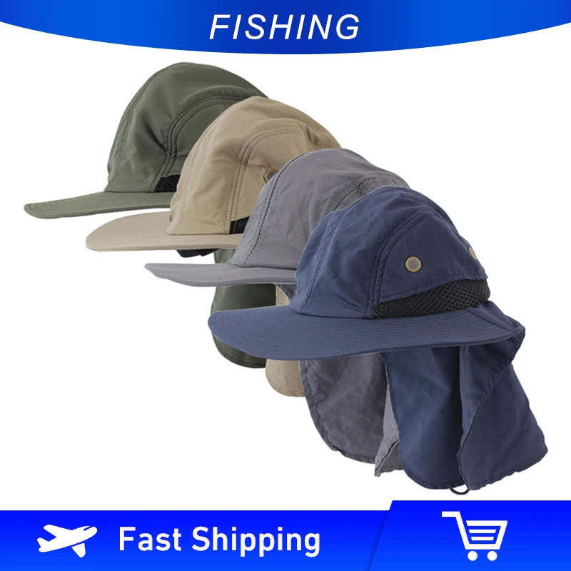 

iLure Outdoor Fishing Polyester fabrics Material Telescopic 4 Colors Fisherman Cap Fishing Tackle