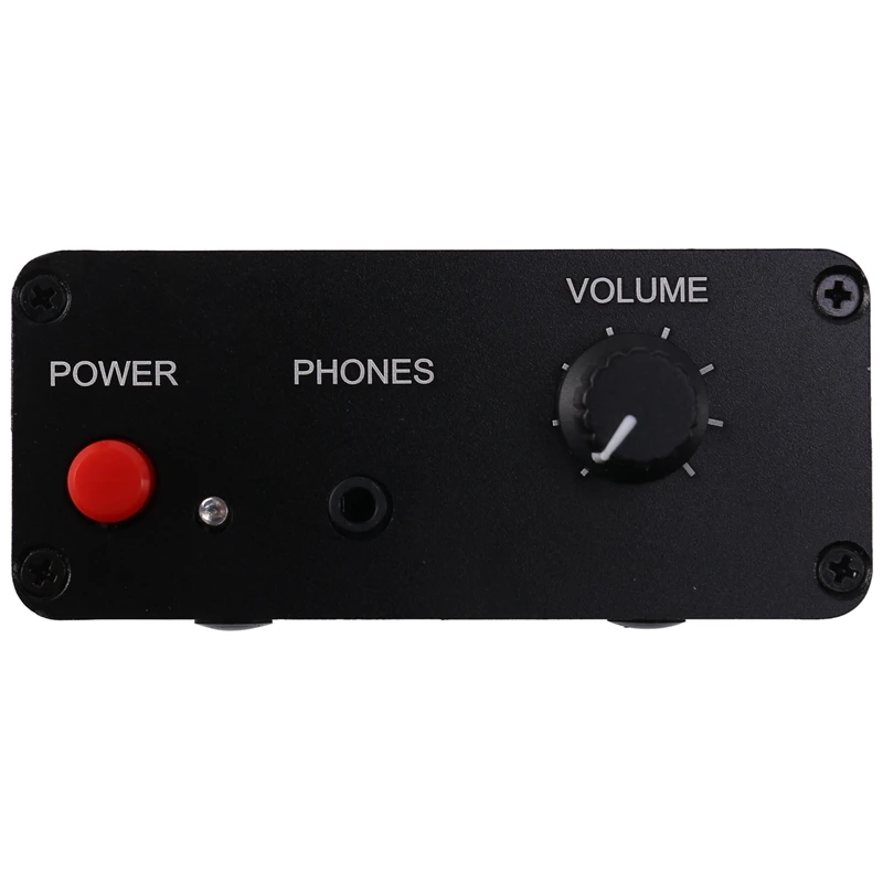 

AU-10X NE5532 Stereo Music Audio Signal Amplifier Headphone Amplifier Board Gain 20Db RCA 3.5MM Volume Control(US Plug)