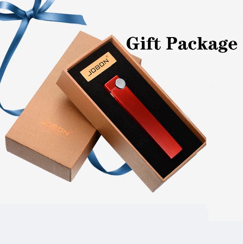 Газовая надувная Зажигалка Jobon мужское открытое огненное колесо Ветрозащитный