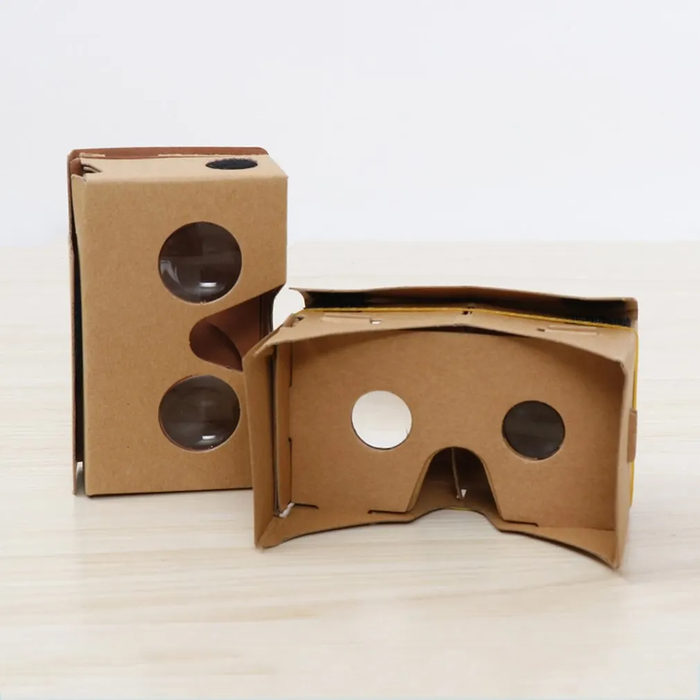 Google Cardboard VR Box DIY Очки виртуальной реальности 3D Магнитные контроллер очки для iPhone