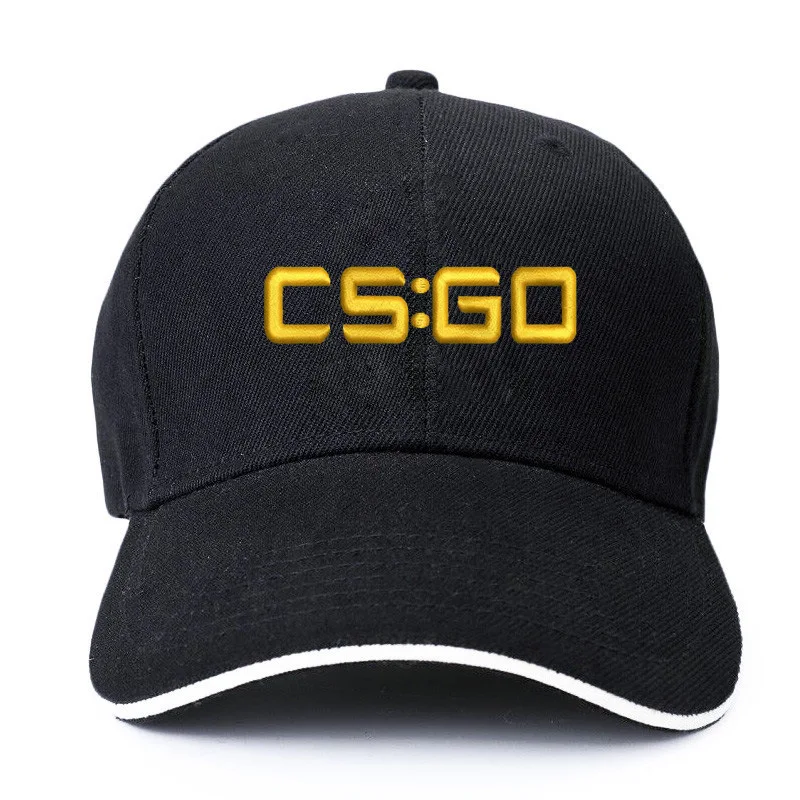 CS GO Counter Strike повседневные кепки изгиб козырька Регулируемая хлопковая бейсболка