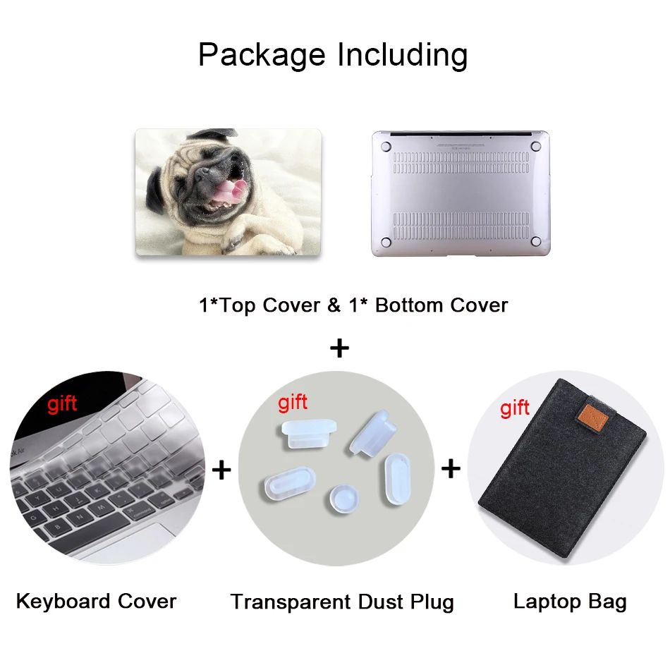 Чехол для ноутбука MTT, чехол для Macbook Air 11 13,3 Pro 13 15 retina, чехол с милой собакой для Apple Mac, чехол для книги, 12 дюймов, сумка для ноутбука