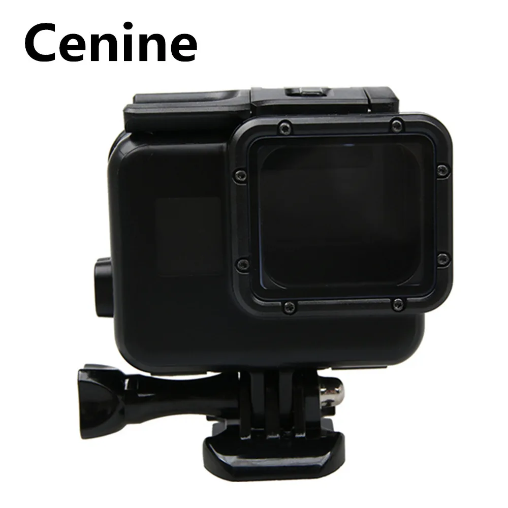 Subaquático à Prova Case para Gopro Caixa de Habitação para go Acessórios da Câmera Mergulho Dwaterproof Água Hero 5 6 7 Preto Accesorios Pro Ação 60 m