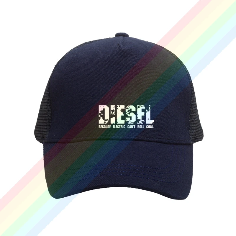 Бейсболка унисекс Легкая сетчатая бейсболка с принтом дизельного топлива для