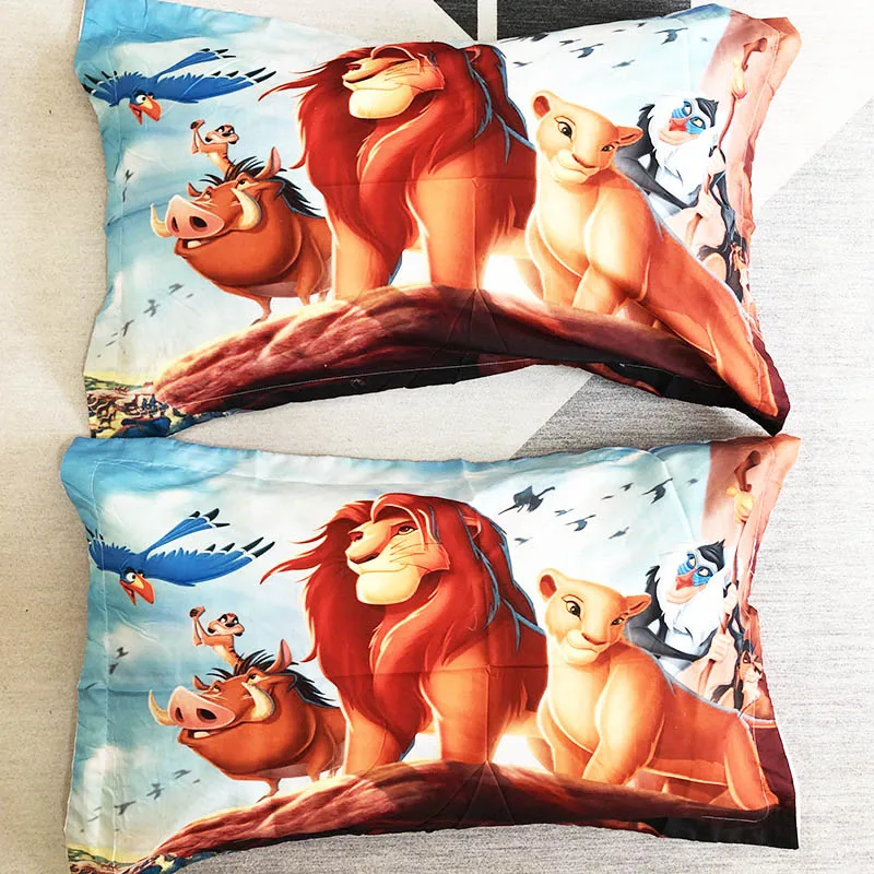 Постельное белье Симба Король Лев с изображением животных комплект постельных