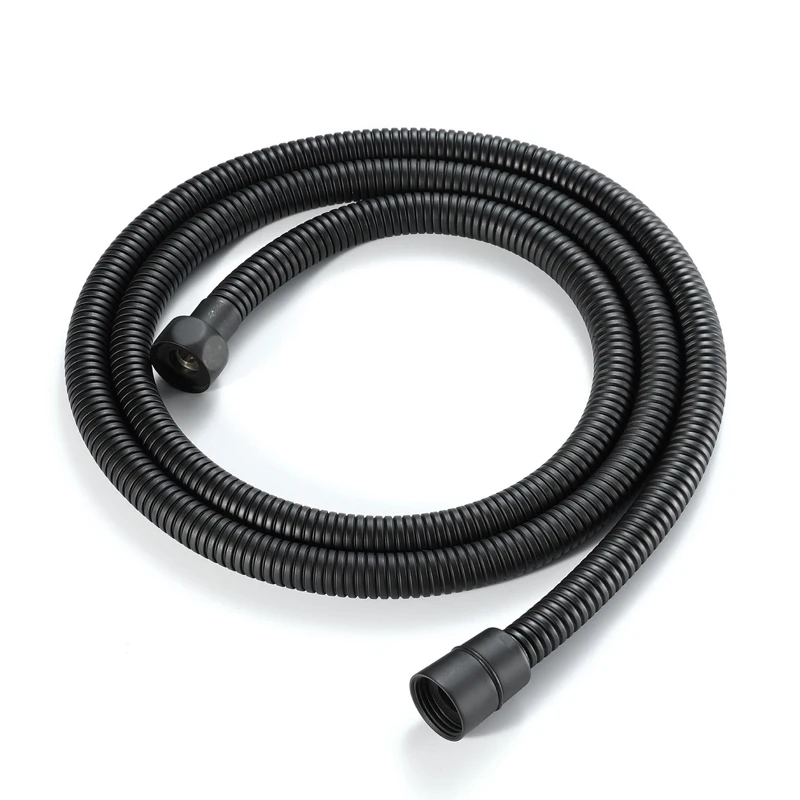 

Black Shower Hose 304 Stainless Steel Flexible Shower Pipes 1.5m Bathroom Accessories for Hand Showers Plumbing Hoses