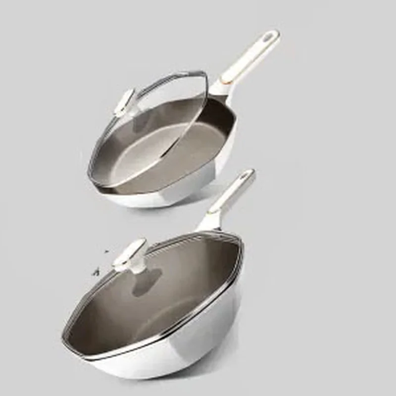 

Wok Maifan, каменная антипригарная сковорода, бытовая кухонная сковорода с плоским дном, без масляного дыма