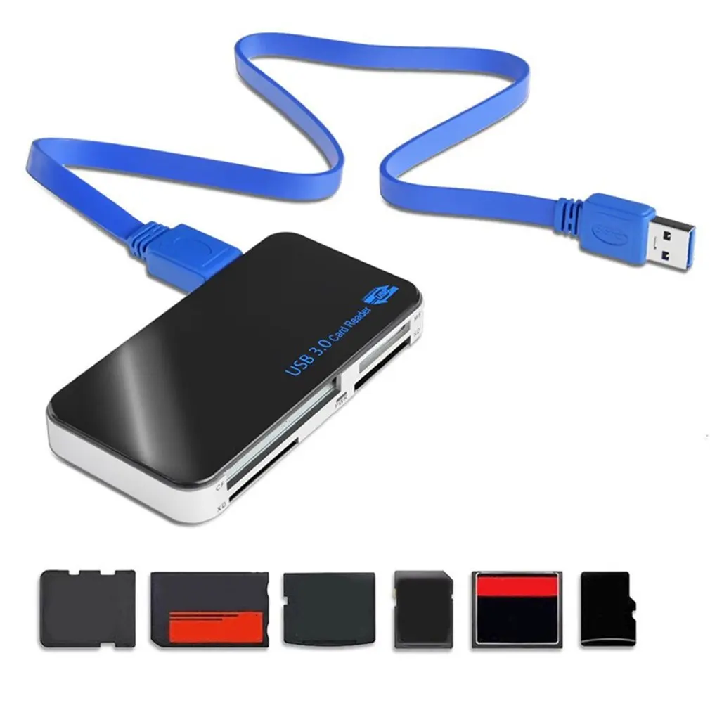USB 3 0 All-in-1 Compact Flash Multi Card Reader адаптер 5 Гбит/с высокоскоростной кардридер для TF SD XD CF