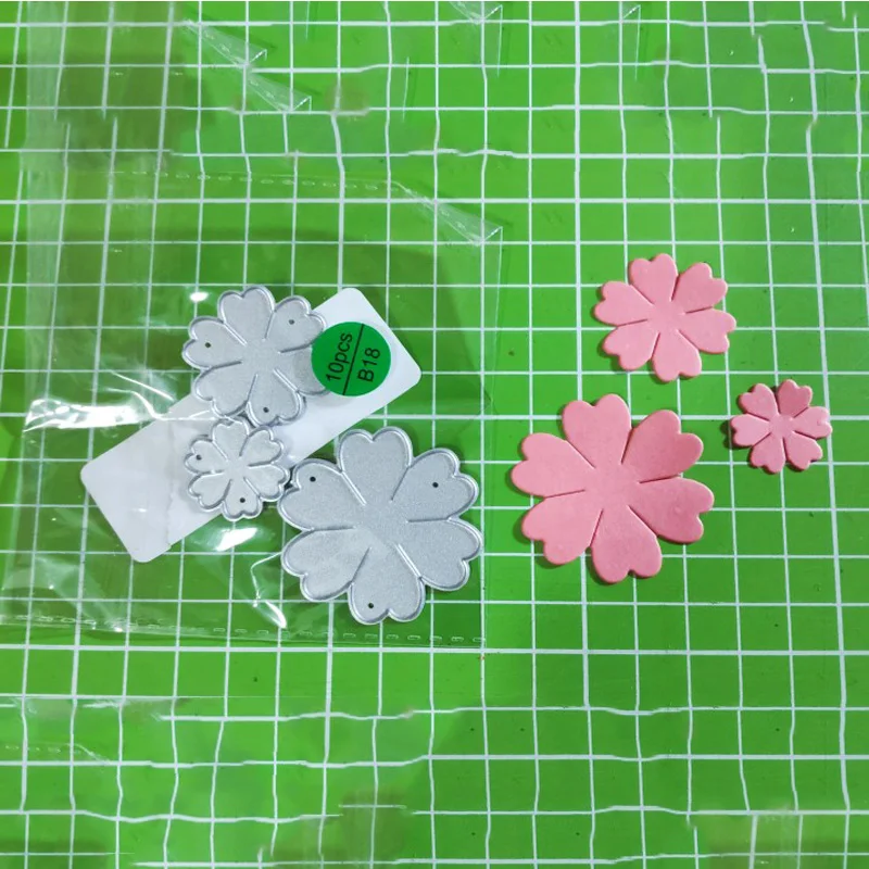 Новинка 2020 года Цветочная металлическая вырубка для изготовления бумажных