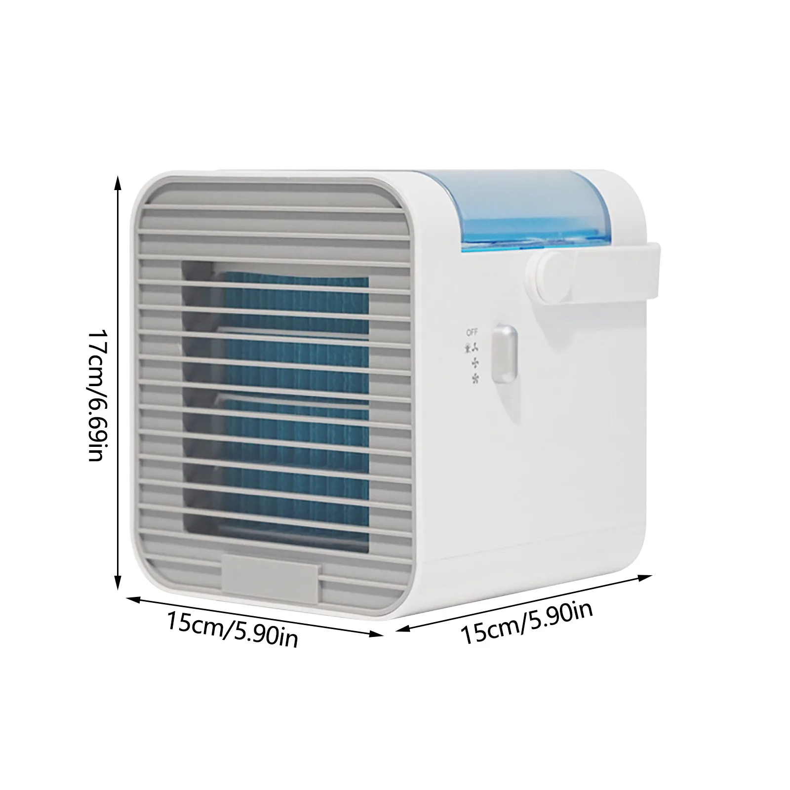 

Mini Portable Air Conditioner Humidifier Air Cooler Fan Cooling USB Charging Air Conditioning Air Cooling Desktop For Room Home