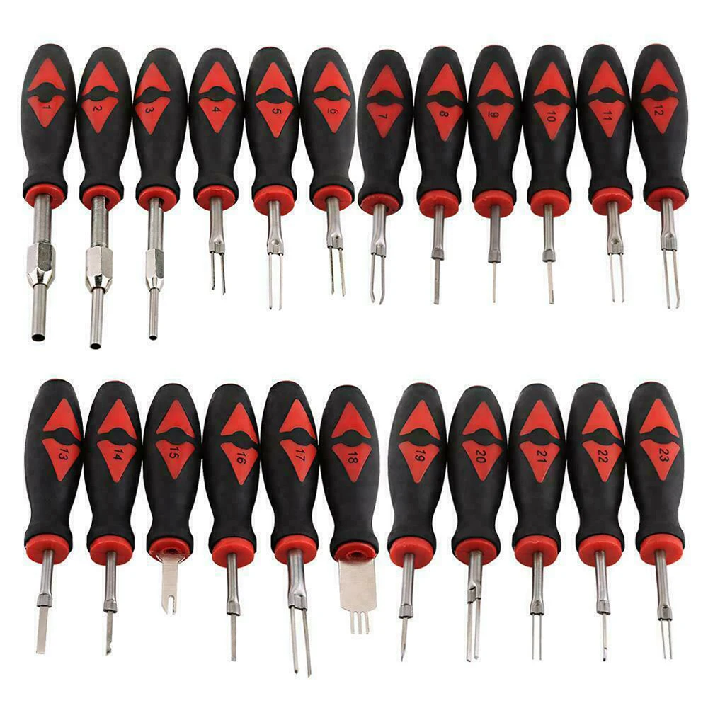 

23PCS Disassembly Kit Car Repair Tools Universal Automotive Terminal Release Removal Remover Tool Kit Suit Hand Tool