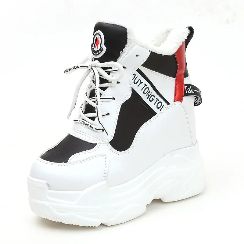 Женские повседневные кроссовки на высокой платформе увеличивающие рост со