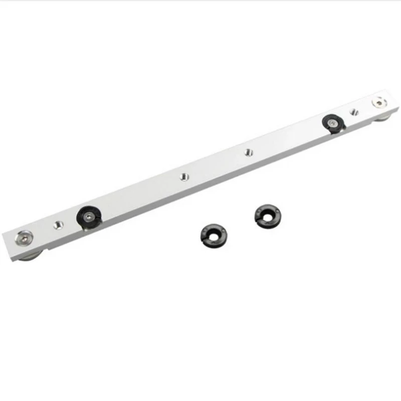 Ползунок для направляющей из алюминиевого сплава 300 мм с кольцом или без