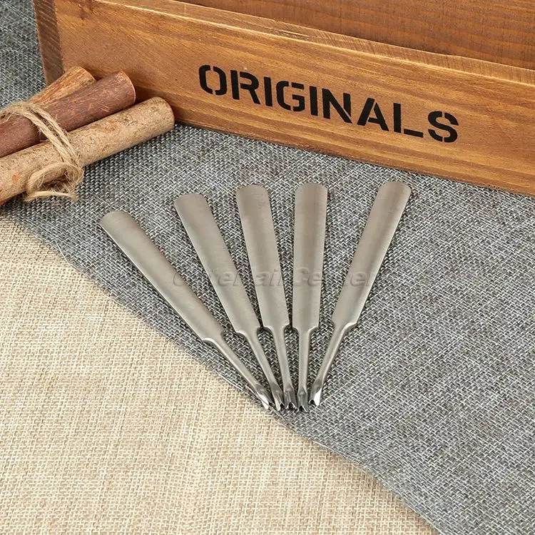 5 шт./компл. тесно сотрудничаем кожаный плащ-Тренч шить резиновая Skiving Edge для