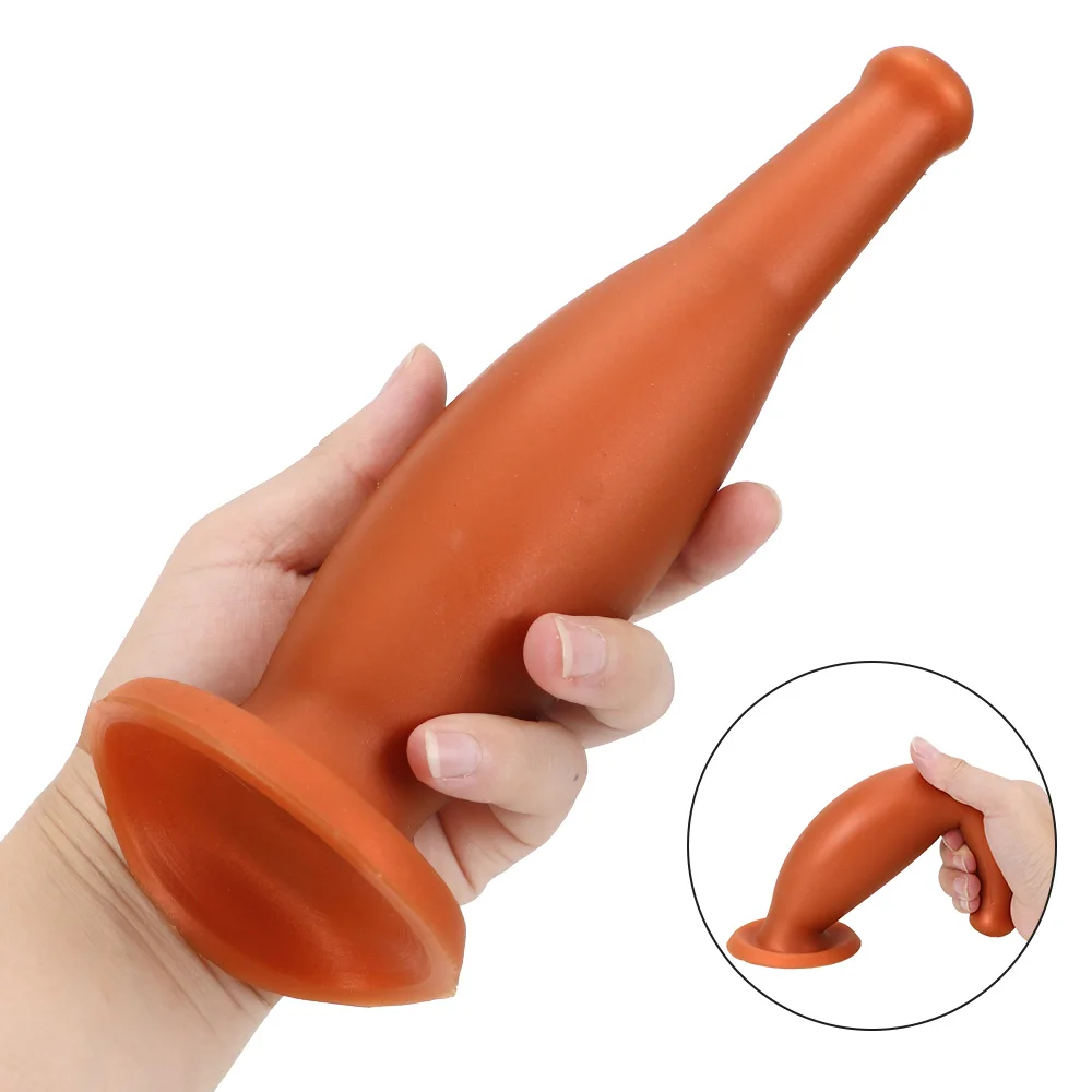 Массаж простаты Мягкий большой фаллоимитатор Секс-игрушка для мужчин Женщина