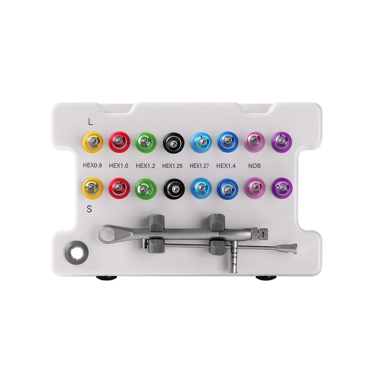 Набор ключей для имплантации зубов 16 отверток с набором гаечных | Красота и