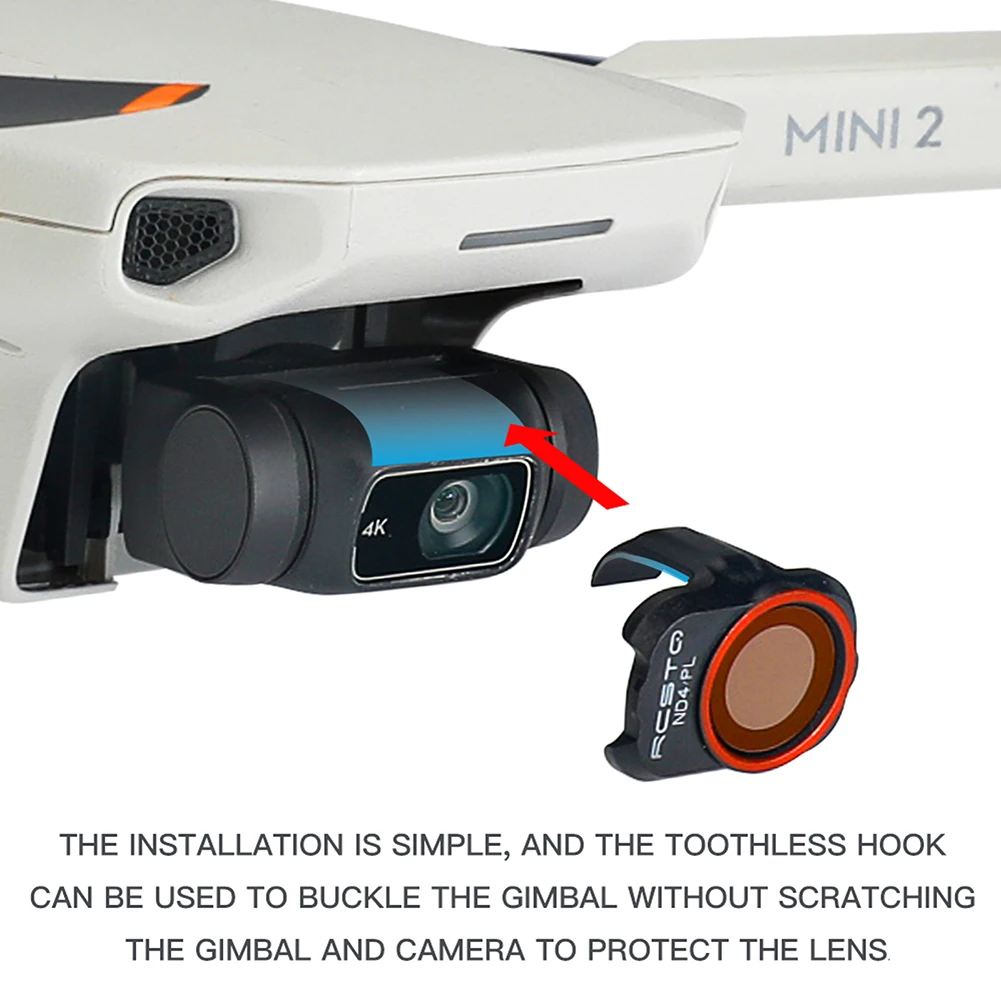 Фильтр для объектива камеры DJI Mini 2 Оптическое стекло Mavic MINI 1/2/SE фотообъектив UV ND CPL