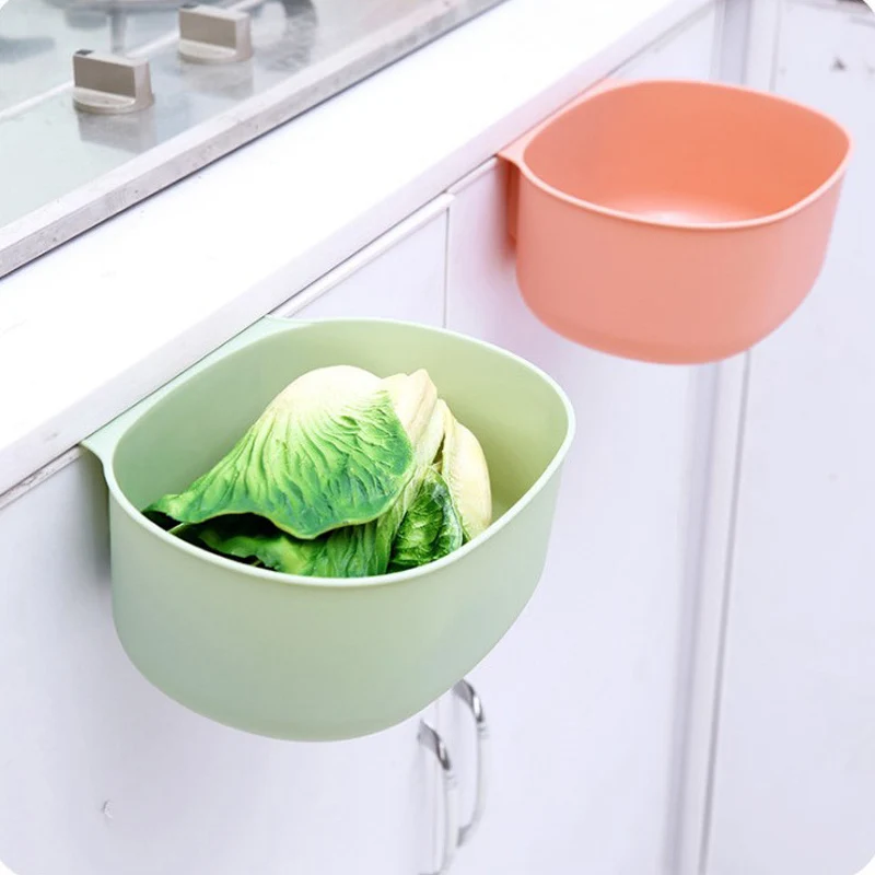 Kitchen Supplies Cabinet Door Hanging Trash Can Under The Sink Shelf Storage Artifacts Space Saving Embedded Plastic | Дом и сад