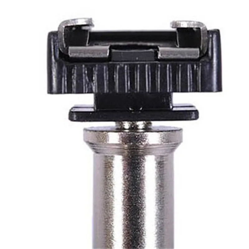 

Flash Cold Hot Shoe Mental Bracket Mount Adapter 1/4" Screw for Studio Speedlight Tripod