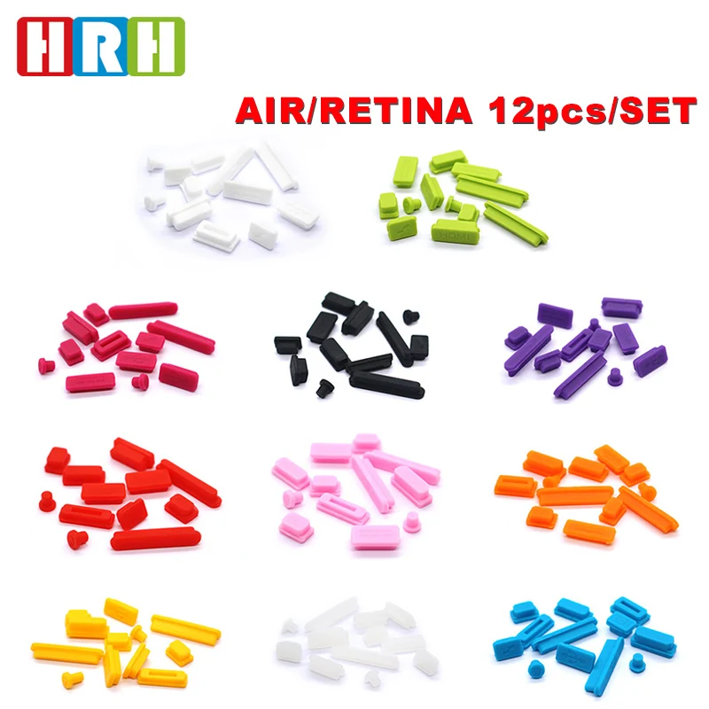 1 комплект силиконовых заглушек HRH для передачи данных пылезащитные заглушки Apple
