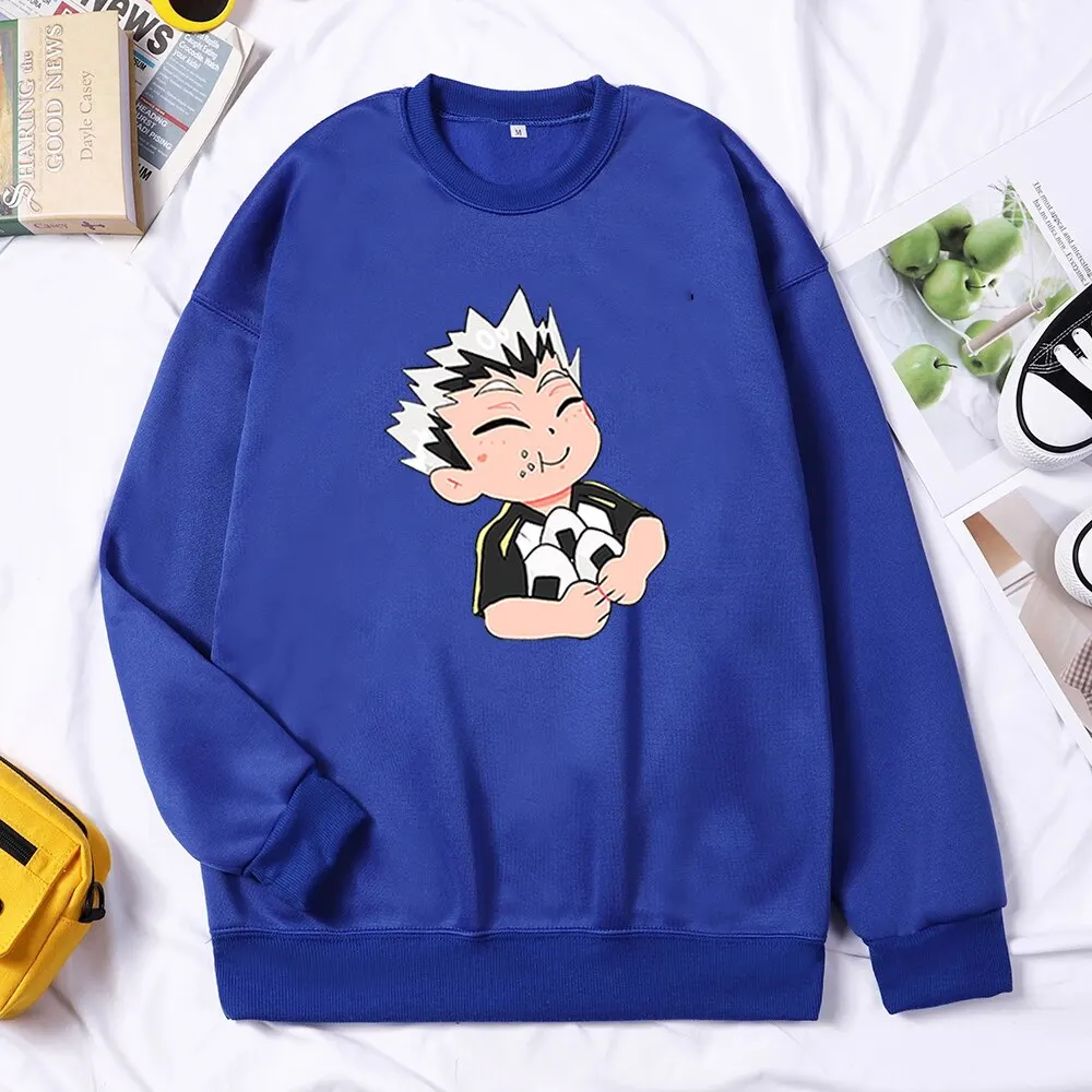 

Japanese Anime Haikyuu Hoodies Men Arasuno Sweatshirts Karasuno Volleyball Club Hoodie Fly High School Pullovers Streetwear Tops