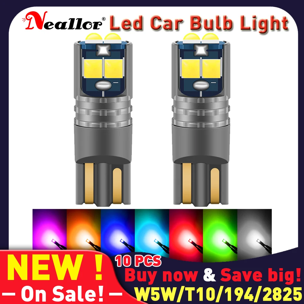 

W5w T10 Led Canbus 194 168 2827 2825 5w5 2821 Боковой габаритный фонарь для багажника автомобиля диодный фонарь для автомобиля Vw