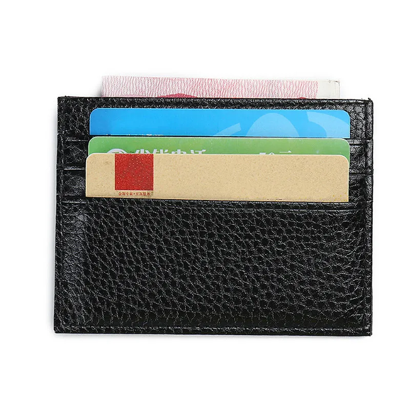 Держатель для кредитных карт Карманный Кошелек из искусственной кожи складной