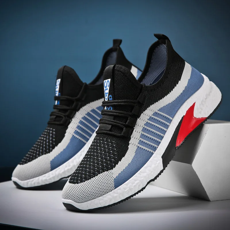 

Men Shoes Fashion New Casual Men's Mesh Breathable Running Shoes Sneakers Students Bebes Walking Jogging Indestructible Shoes