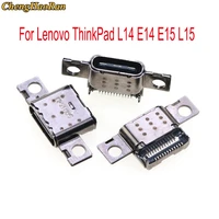 chenghaoran 2 10pcs for lenovo thinkpad l14 e14 e15 l15 usb type c type c charging port dc power jack connector