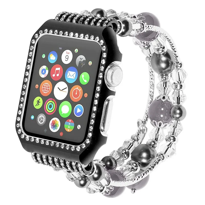 Хохлатая diamond ремешок для наручных часов Apple Watch 42 мм 38 версия Iwatch серии 3/2/1