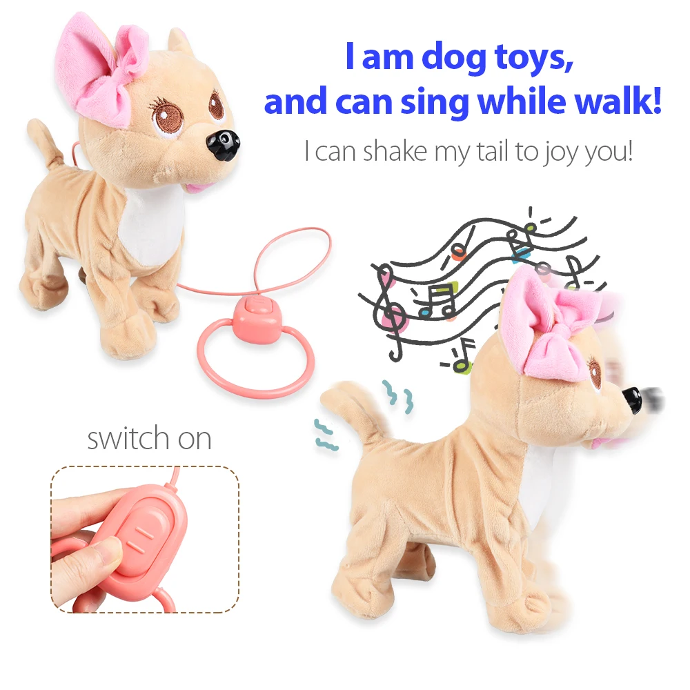 

Cute Simulation Puppy Plush Toys Dog Kids Dolls Curly Stuffed Pet Soft Anime Decor Collection Toys For Children Kids