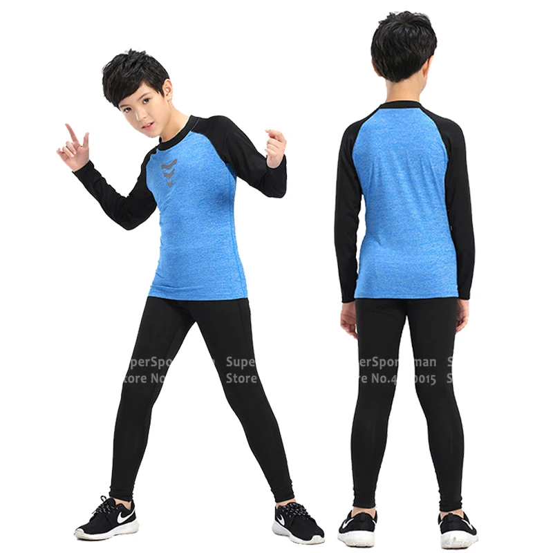 Мужские компрессионные комплект детской одежды леггинсы для девочек колготки
