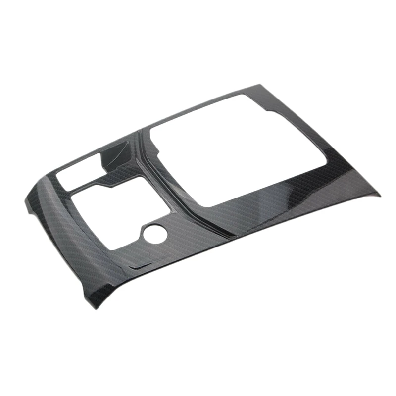 Углеродное волокно стиль ABS внутренняя коробка переключения передач Панель