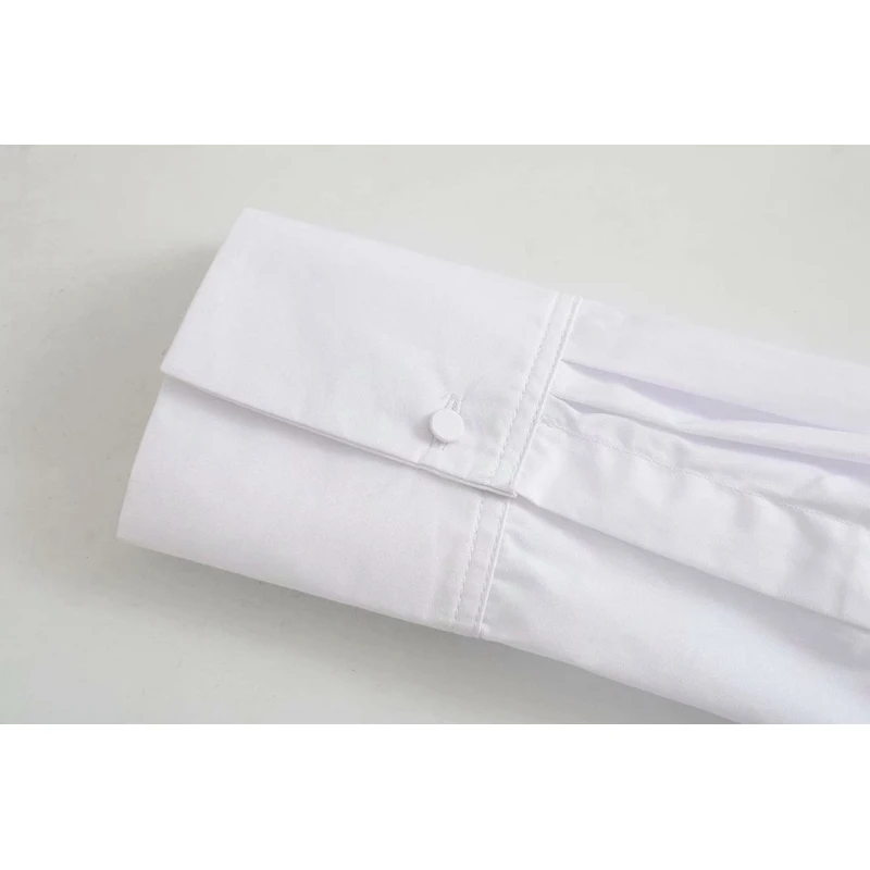 

YOSIBCD Women 2021 Fashion With Pintucks Oversized Blouses Vintage Long Sleeve Button-up Female Shirts Blusas Chic Tops