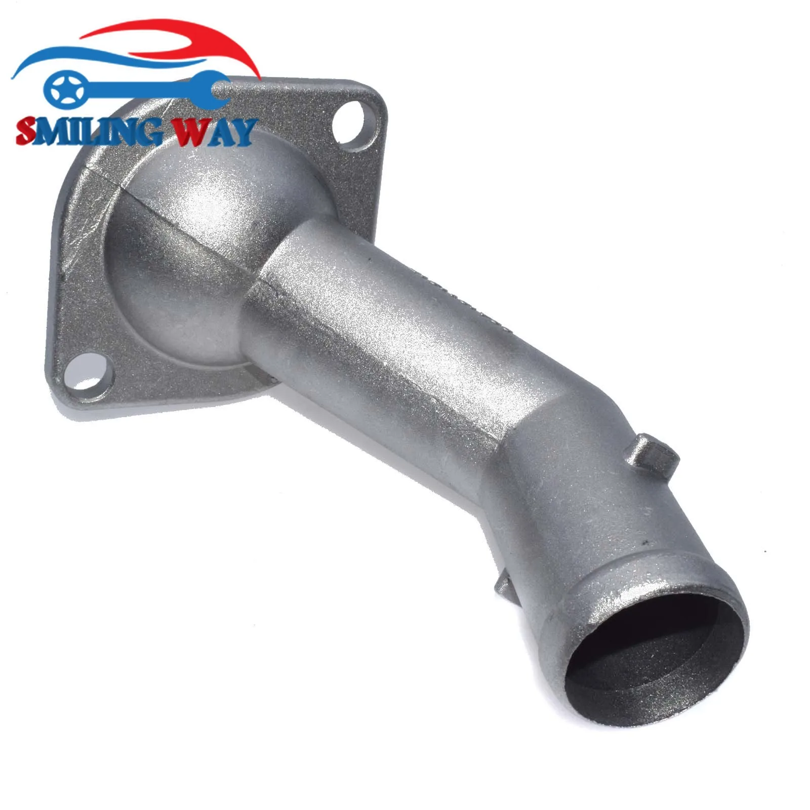 Aluminum Coolant Thermostat Radiator Water Flange Pipe Connector For Audi VW A3 TT Skoda Seat Bora Golf Jetta 1.8T 1J0121087C