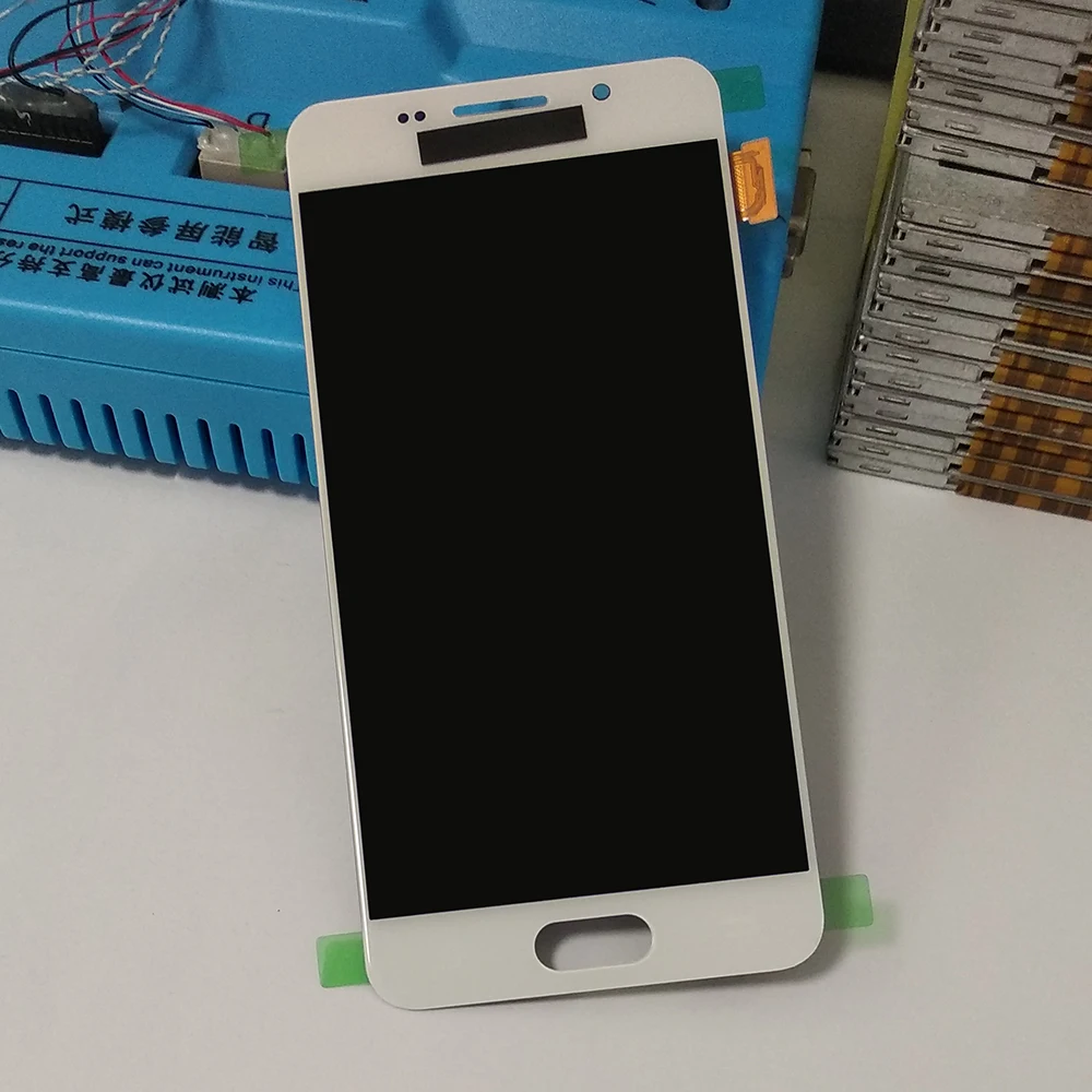 ЖК дисплей A310 с регулируемой яркостью для Samsung Galaxy A3 2016 A310F дигитайзер сенсорного