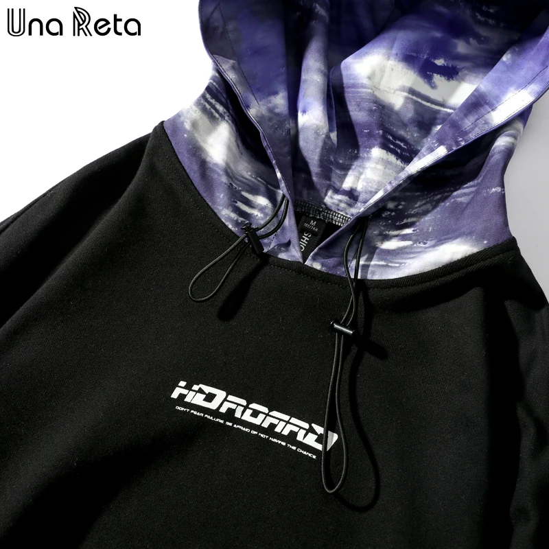 Свитшот UnaReta мужской Повседневный пуловер худи с принтом в стиле Харадзюку топ