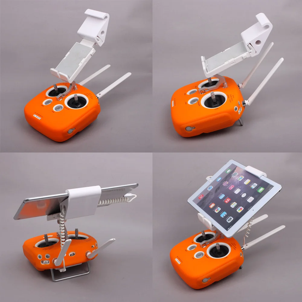 

White Remote Control 9-14 inches Tablet Extension Holder Support For DJI Phantom 3/4 Inspire 1