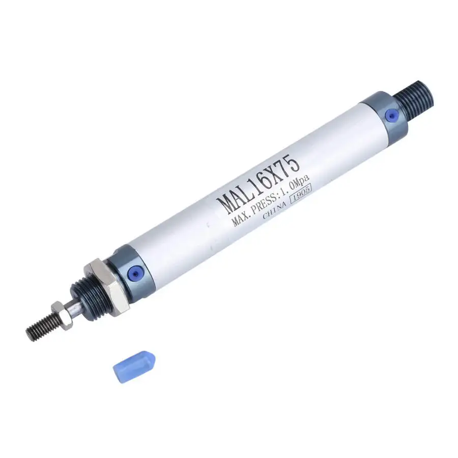 ТЗА 16 мм одиночный стержень двойного действия Мини пневматический цилиндр из