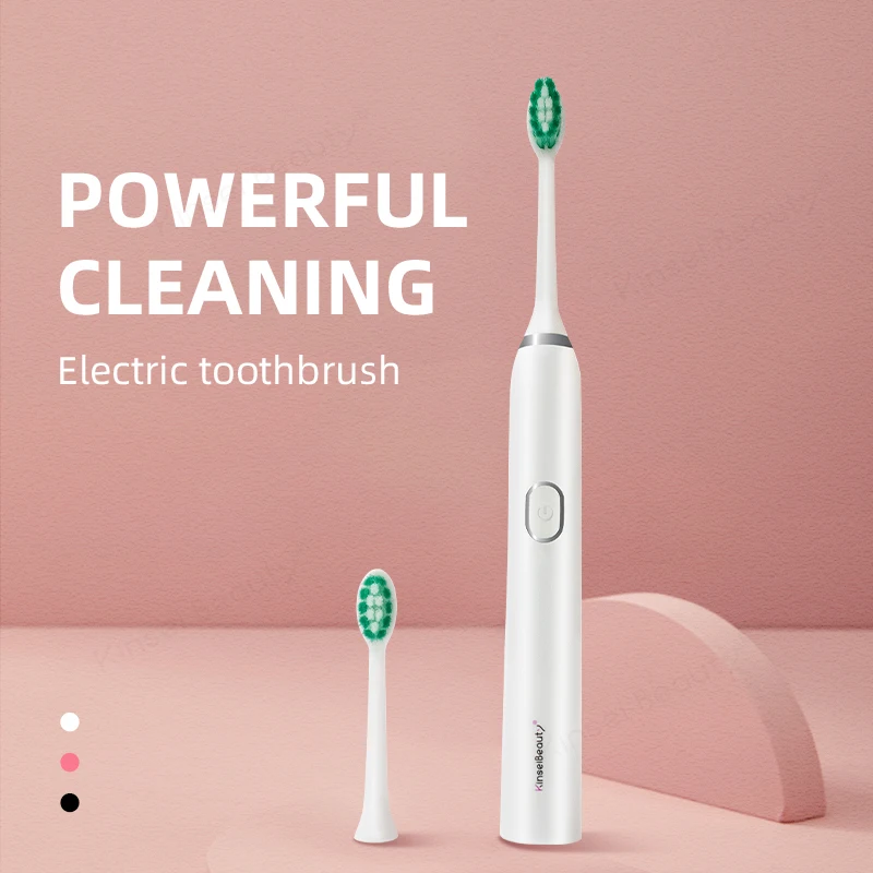 Зубная щетка Ультразвуковая электрическая с зарядкой от USB и 2